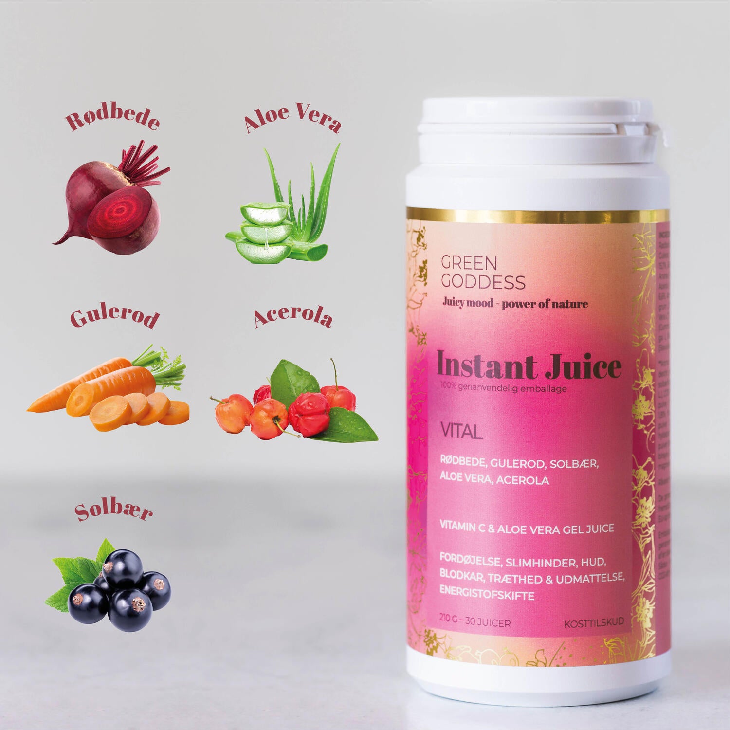 Vital Instant Juice - 210g.